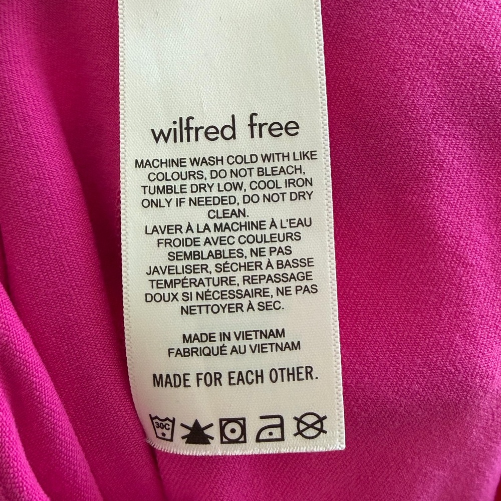 Aritzia Wilfred Free Divinity Jumpsuit Pink Bodysuit Unitard Size S - Picture 5 of 6